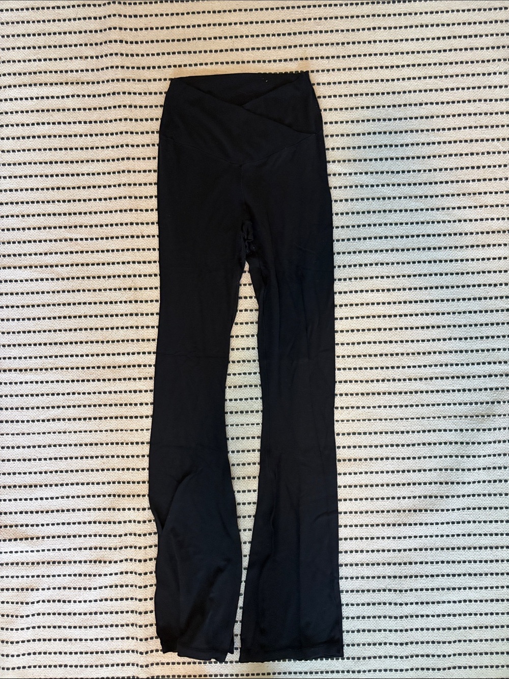 aerie Black Boot Cut & Flare Yoga Pants